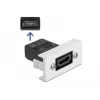 Módulo HDMI DeLOCK Easy 45 reto 22,5 x 45 mm