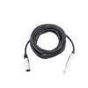 Cabo de áudio Omnitronic 3022519D 10 m XLR 3 pinos 6,35 mm preto