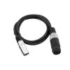 Cabo de áudio Omnitronic 30225590 Speakon XLR 1 m preto
