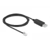 Cabo adaptador DeLOCK 66738 USB para RS-232-RJ10 para Meade Autostar
