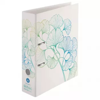 Dossier de argolas A4 Herlitz 50033409 azul verde branco