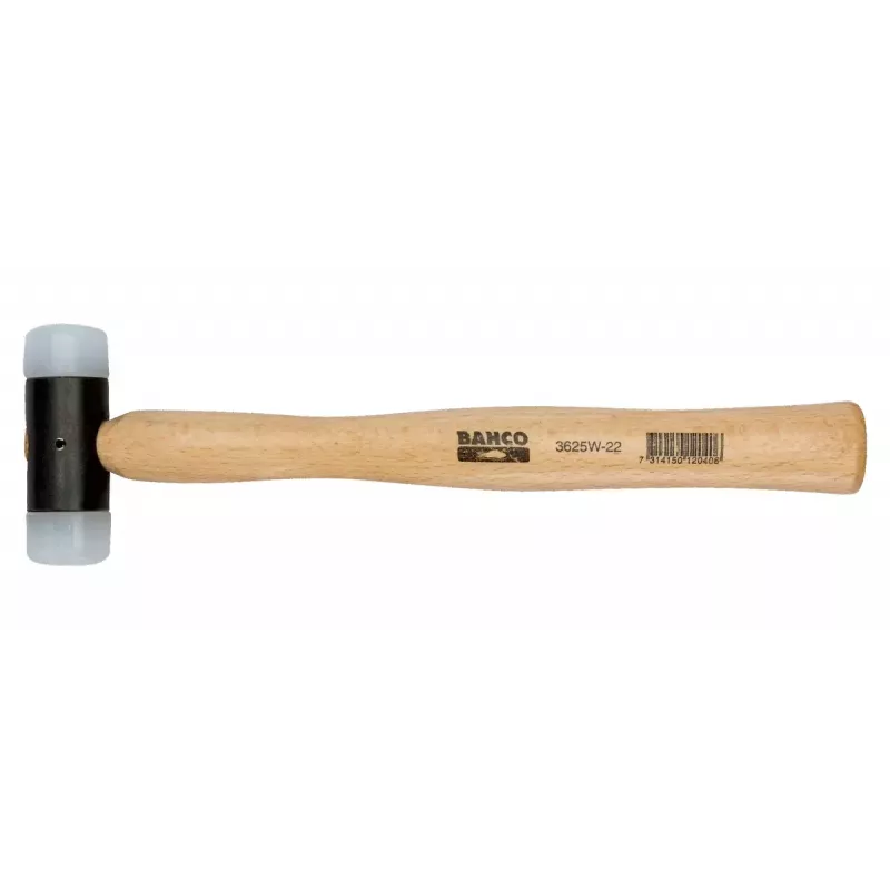 Martelo de plástico e madeira Bahco 3625W-28