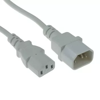 Cabo de alimentação ACT C13 - C14 branco 3 m