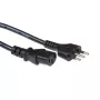 Cabo de alimentação ACT Powercord ficha italiana - C13 preto 1,8 m