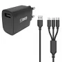 Carregador móvel 2GO 797257 Universal preto AC interior 5V
