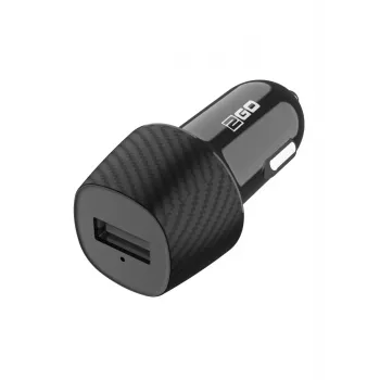 Carregador móvel 2GO 797258 Universal preto isqueiro de automóvel 12/24V