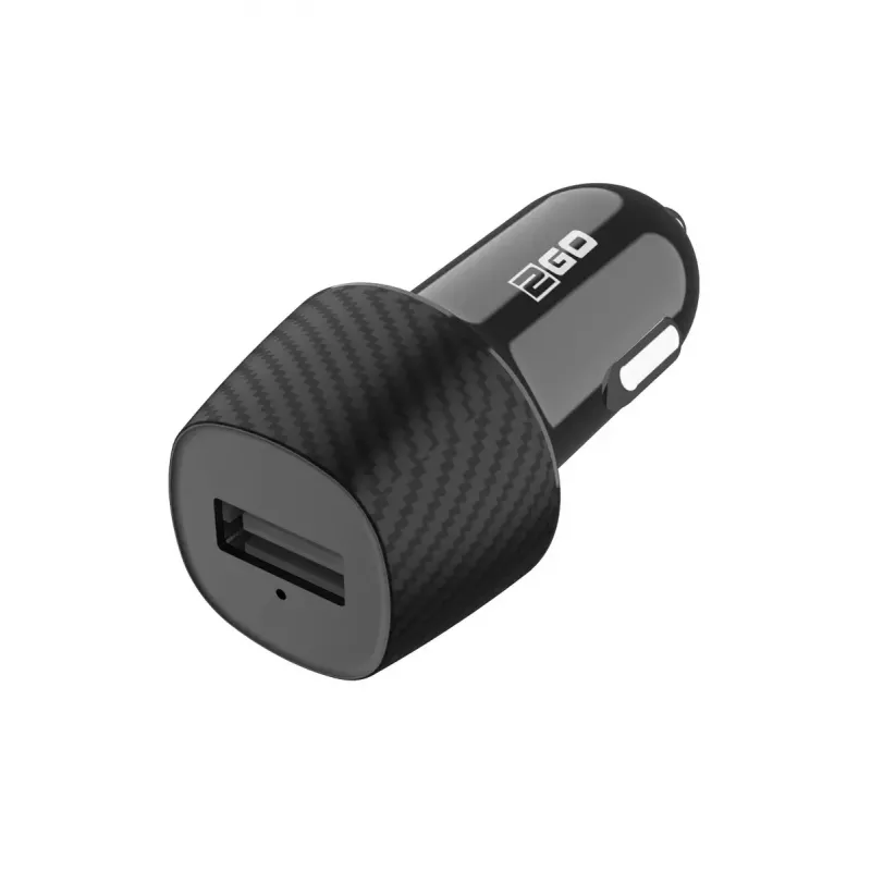 Carregador móvel 2GO 797258 Universal preto isqueiro de automóvel 12/24V