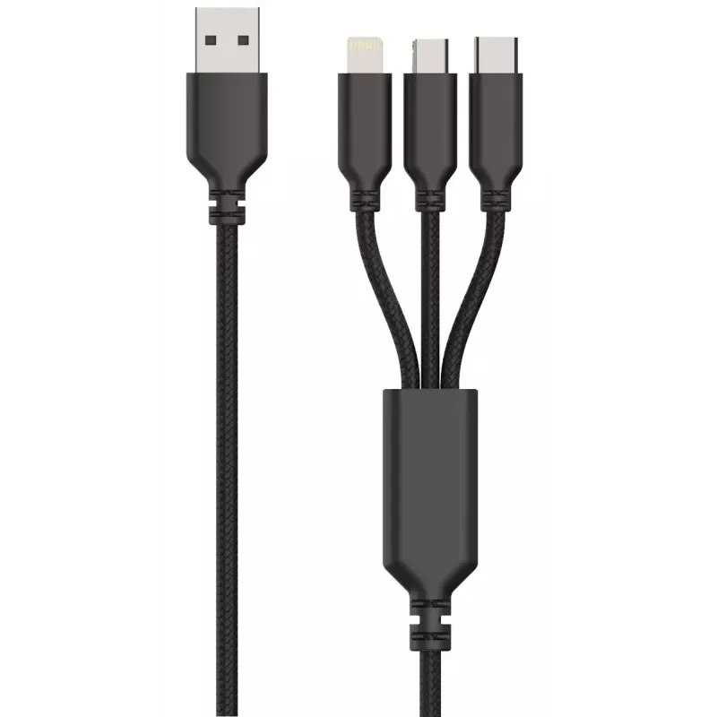 Carregador móvel 2GO 797258 Universal preto isqueiro de automóvel 12/24V