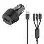 Carregador móvel 2GO 797258 Universal preto isqueiro de automóvel 12/24V