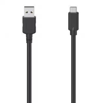 Cabo USB Hama 00300069 USB 2.0 0,75 m USB A USB C preto