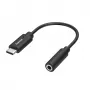 Cabo de áudio Hama 00300094 3,5 mm USB Type-C preto