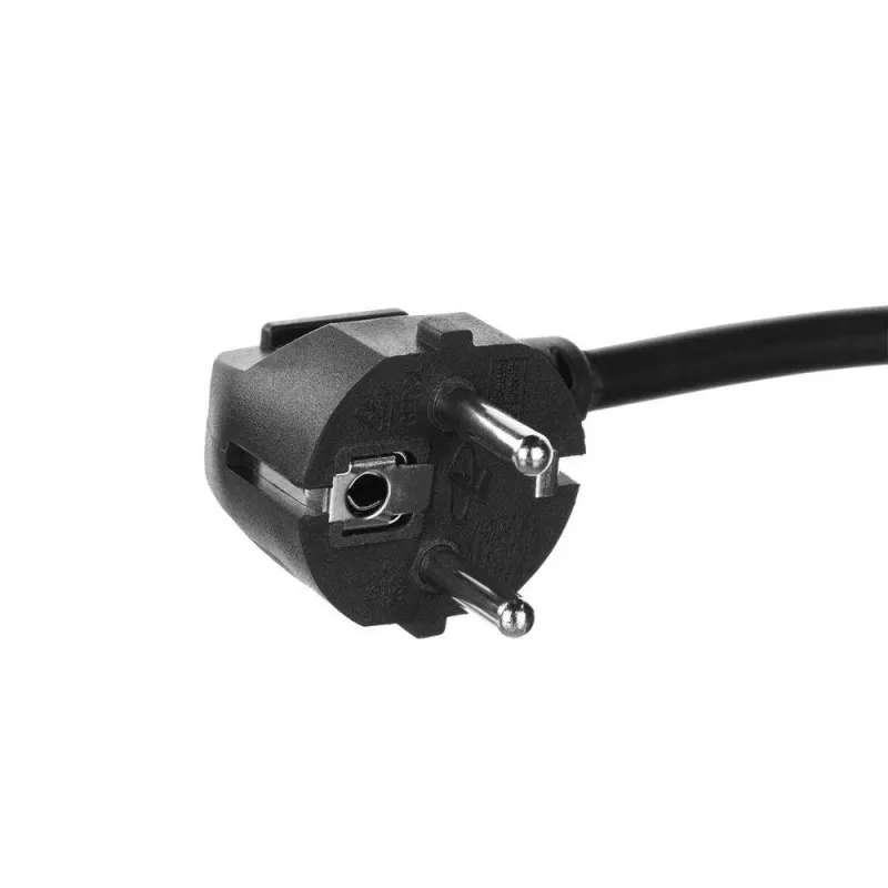 Extensão elétrica ACT ficha CEE 7/7 (angular) - conector fêmea CEE 7/7 preto 10 m