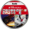 Disco de corte KWB Thin+Diamond discos de corte centro plano para tijolo, mármore, aço e pedra