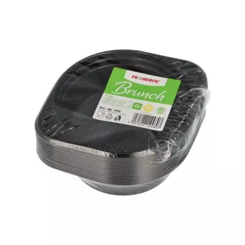Papstar 96557 tampa para prato de sopa reutilizável, Ø 16,2 cm, 12 un.