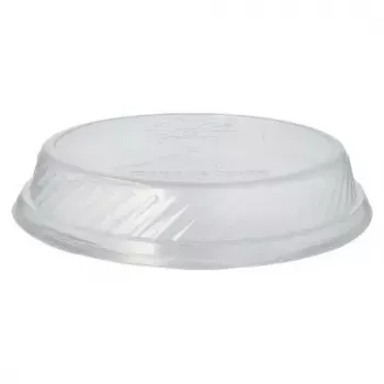 Tampa descartável Papstar 96559 polipropileno transparente 227x227x41mm