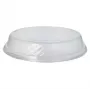 Tampa descartável Papstar 96559 polipropileno transparente 227x227x41mm