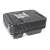 Recipiente descartável para alimentos Papstar 96553 polipropileno preto 227x178x45mm