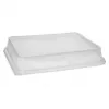Recipiente descartável para conservação de alimentos Papstar 96555 transparente PET 234x187x20mm