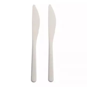 Garfo descartável Papstar 96428 polipropileno 50 unidades branco 185 mm