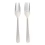 Garfos descartáveis Papstar 96462 polipropileno 100 unidades branco 190 mm