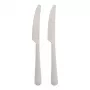 Faca descartável Papstar 96463 branco polipropileno 197 mm