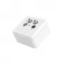 Tomada de antena Hama 00205354 2x SAT + TV + rádio branco