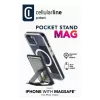 Suporte de bolso Cellularline Pocket Stand Mag para cartões com função de suporte compatível com MagSafe