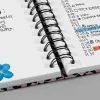 Caderno Sigel Jolie JN653 A5 120 folhas apricot preto rosa