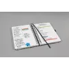 Caderno Sigel Jolie JN653 A5 120 folhas apricot preto rosa