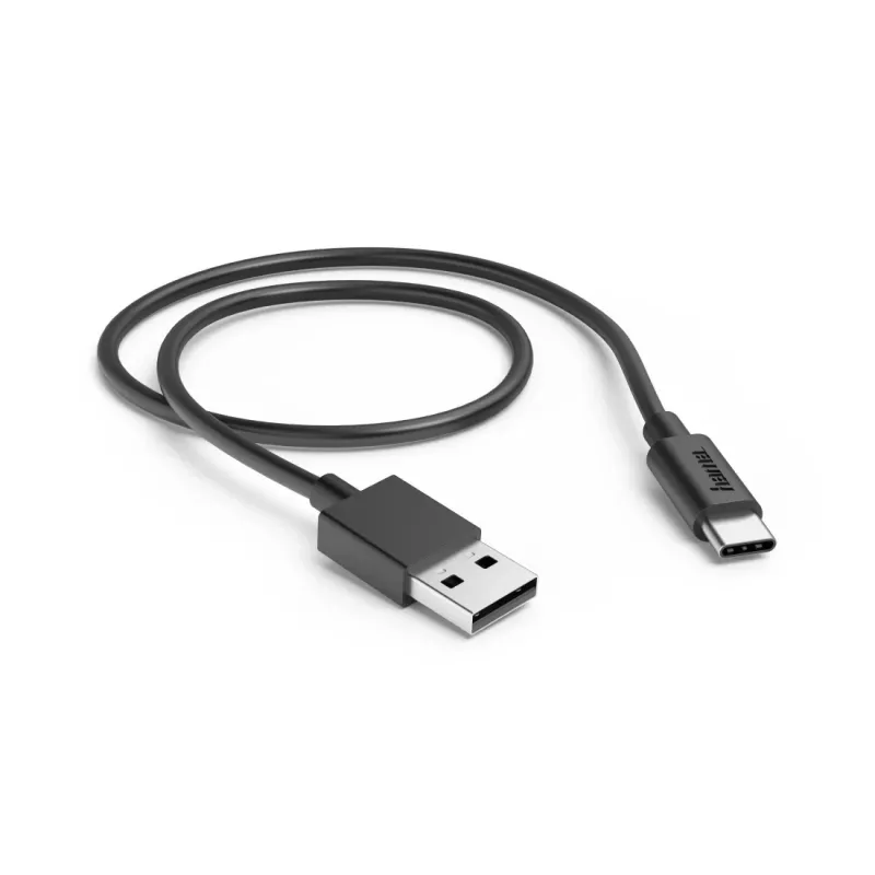 Cabo USB Hama 00201705 USB 2.0 0,5 m USB A USB C preto