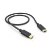 Cabo USB Hama 00201706 USB 2.0 0,5 m USB-C preto