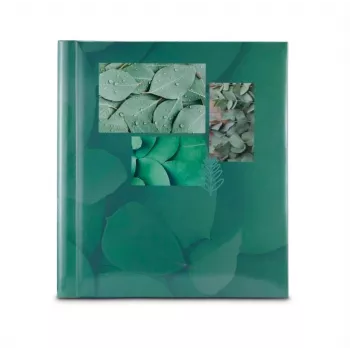Álbum de fotografias HAMA Singo II verde — encadernação em espiral, 20 folhas, 280×310 mm