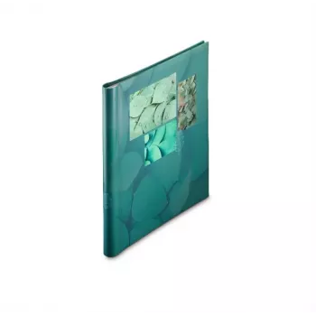 Álbum de fotografias HAMA Singo II verde — encadernação em espiral, 20 folhas, 280×310 mm
