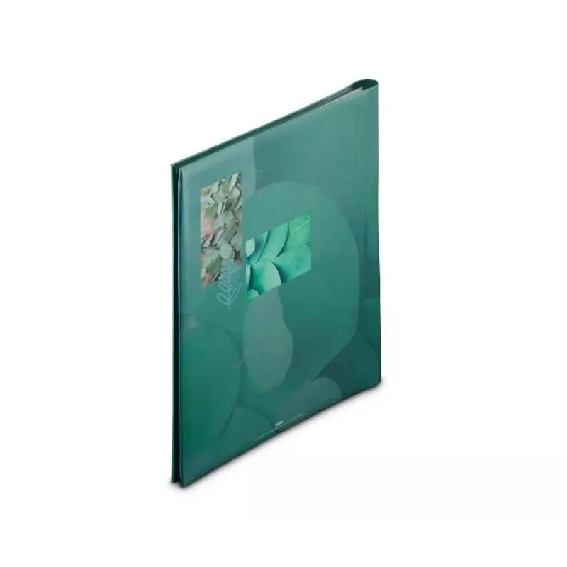 Álbum de fotografias HAMA Singo II verde — encadernação em espiral, 20 folhas, 280×310 mm