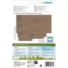 Etiquetas multiusos HERMA 2074 Silphie, 52x82 mm, 24 folhas, embalagem de escritório