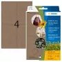 Etiquetas multiusos HERMA 2074 Silphie, 52x82 mm, 24 folhas, embalagem de escritório