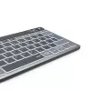 Teclado multidispositivo Hama WK-700, sem fios, retroiluminado, compacto, QWERTZ, preto