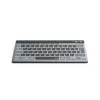 Teclado multidispositivo Hama WK-700, sem fios, retroiluminado, compacto, QWERTZ, preto