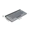 Teclado multidispositivo Hama WK-700, sem fios, retroiluminado, compacto, QWERTZ, preto