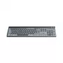 Teclado multidispositivo Hama WK-750, sem fios, retroiluminado, QWERTZ alemão, preto