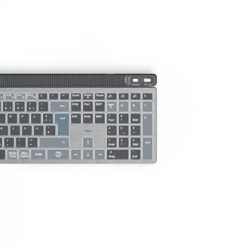 Hama WK-750 teclado Home/Office Bluetooth QWERTZ alemão antracite, preto, azul