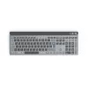 Teclado multidispositivo Hama WK-750, sem fios, retroiluminado, QWERTZ alemão, preto