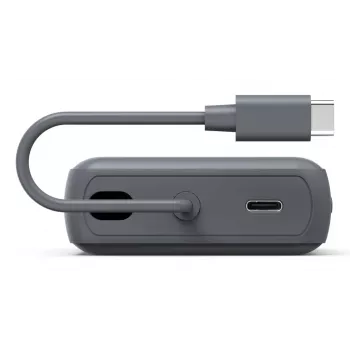 Hama «Travel» Power Pack com cabo, 10.000 mAh, 2 saídas: 2x USB-C, antracite