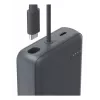 Hama «Travel» Power Pack com cabo, 10.000 mAh, 2 saídas: 2x USB-C, antracite