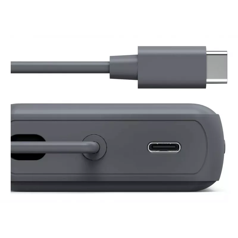 Hama «Travel» Power Pack com cabo, 10.000 mAh, 2 saídas: 2x USB-C, antracite