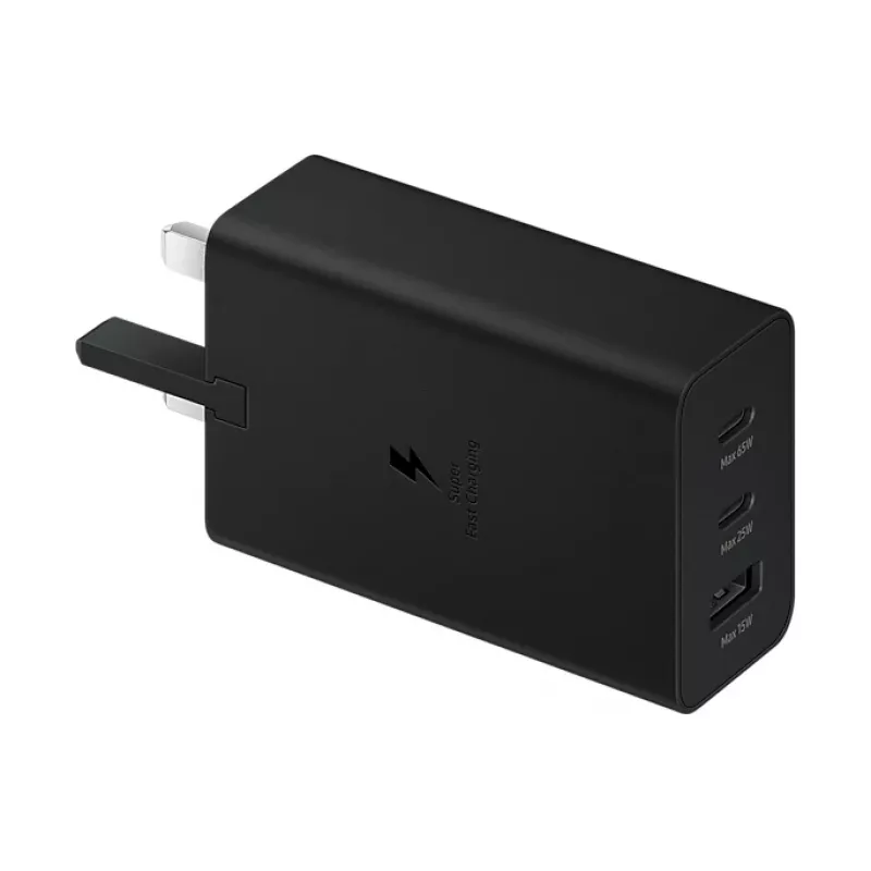 Carregador móvel Samsung EP-T6530NBEGWW universal preto AC carregamento rápido interior