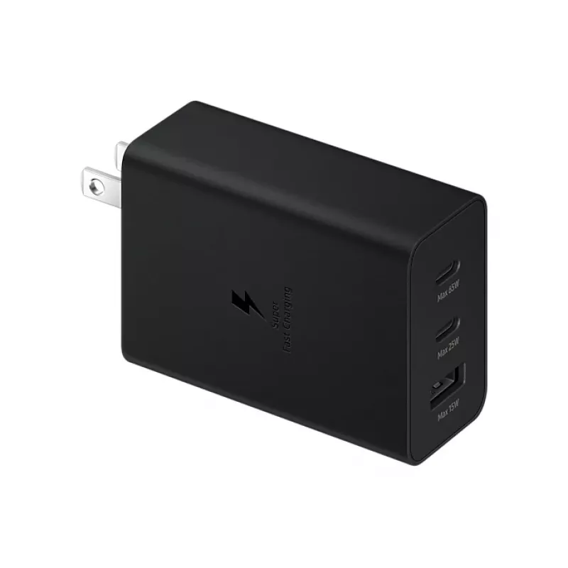 Carregador móvel Samsung EP-T6530NBEGWW universal preto AC carregamento rápido interior
