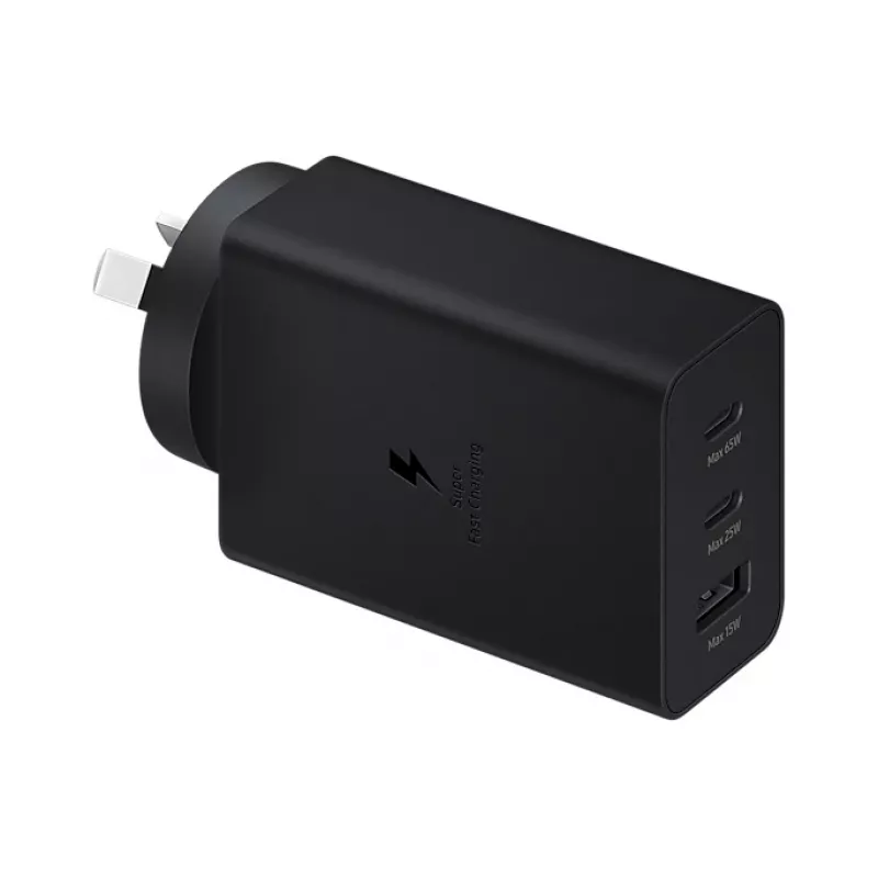 Carregador móvel Samsung EP-T6530NBEGWW universal preto AC carregamento rápido interior