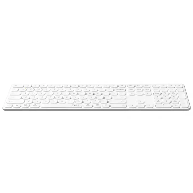 Teclado Bluetooth Rapoo 00228034 QWERTZ alemão sem fios branco