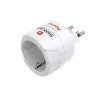 Adaptador de ficha de rede Hama 00223484 tipo J tipo C (ficha europeia) branco